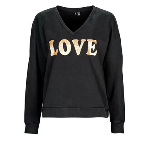 Vero Moda  VMCAROLA L/S SWEAT JRS BTQ  women's Sweatshirt in Black
