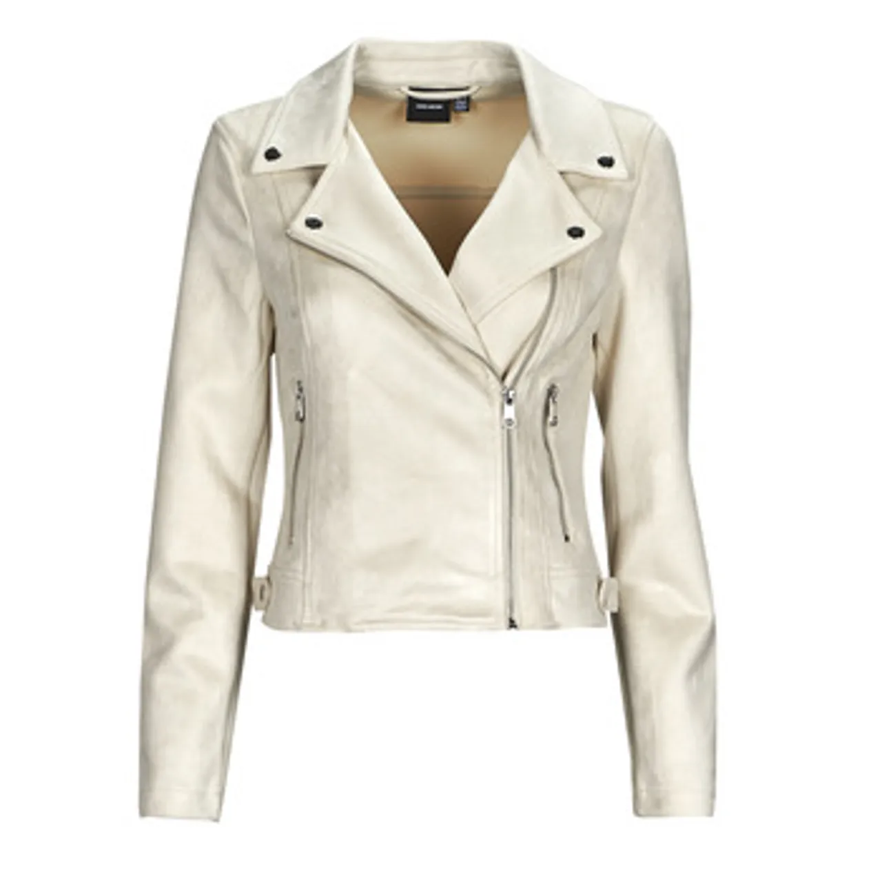 Vero Moda  VMJOSE AW23 SHORT FAUX SUEDE JACKET NOOS  women's Leather jacket in Beige