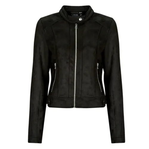 Vero Moda  VMJOSE MARI SHORT FAUX SUEDE JACKET BOOS  women's Leather jacket in Black