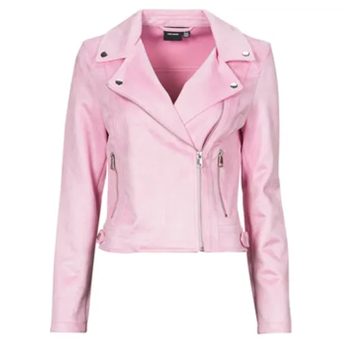 Vero Moda  VMJOSE  women's Leather jacket in Pink