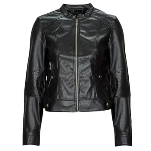 Vero Moda  VMLOVE LAVINE SHORT COATED JACKET  women's Leather jacket in Black