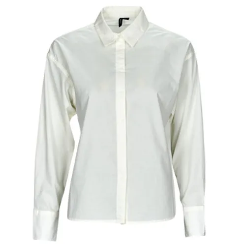 Vero Moda  VMMELIA LS SHIRT WVN  NOOS  women's Shirt in White