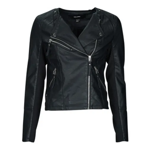 Vero Moda  VMRIAFAVO  women's Leather jacket in Black