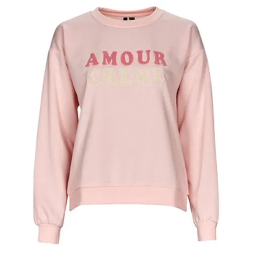 Vero Moda  VMROMA LS O-NECK SWEAT LCS  women's Sweatshirt in Pink