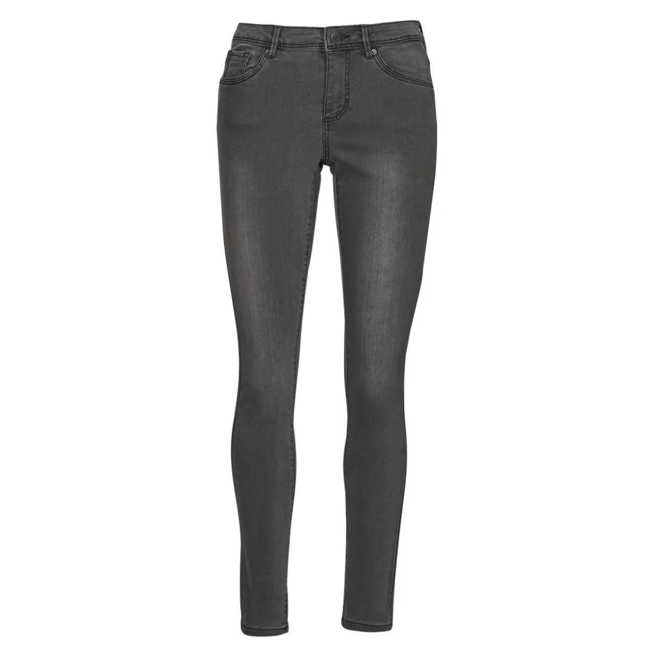 Vero Moda  VMTANYA  women's Skinny Jeans in Grey