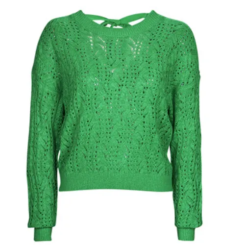 Vero Moda  VMVERENA LS OPEN BOW BACK PULLOVER BOO  women's Sweater in Green