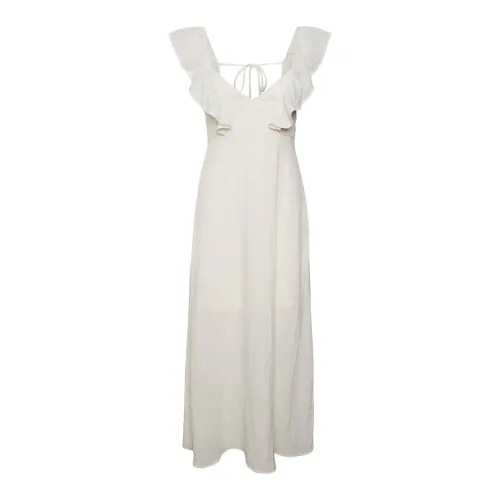 Vero Moda , White Lace Sleeveless Dress ,White female, Sizes: