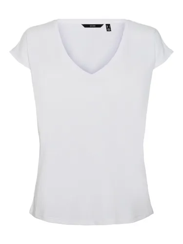 Vero Moda Women's Vmfilli V-neck Tee Ga Noos T Shirt