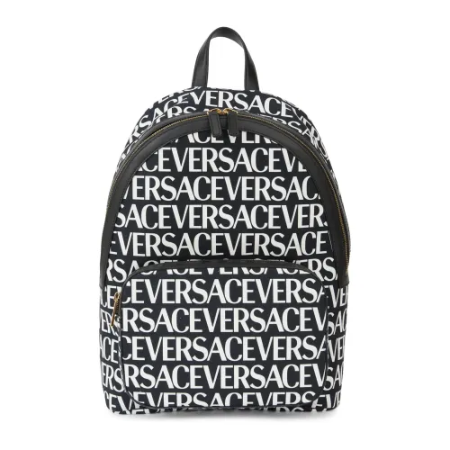 Versace , Backpack ,Black male, Sizes: ONE SIZE