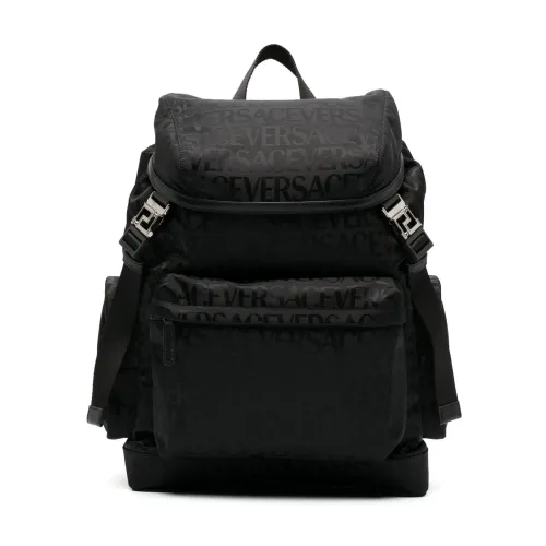 Versace , Backpack ,Black male, Sizes: ONE SIZE