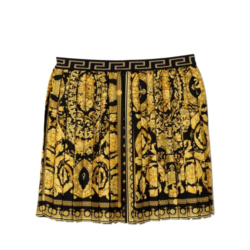Versace , Barocco Kids Skirt ,Yellow female, Sizes: