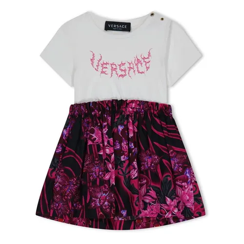 VERSACE Barocco T-Shirt Dress Infant Girls - Multi