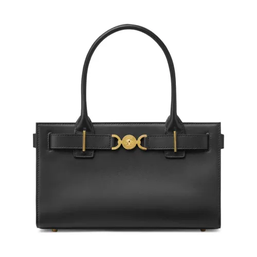 Versace , Black Gold Large Tote Bag ,Black female, Sizes: ONE SIZE