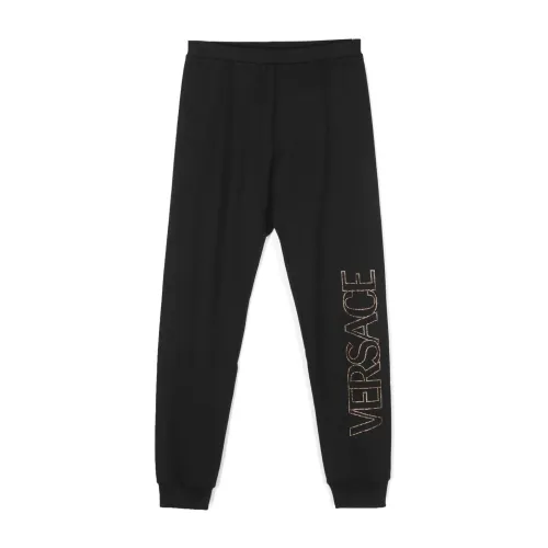 Versace , Boy's Clothing Trousers Black Noos ,Black male, Sizes:
