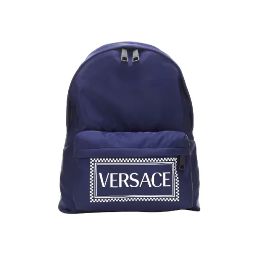 Versace , Canvas travel-bags ,Blue male, Sizes: ONE SIZE