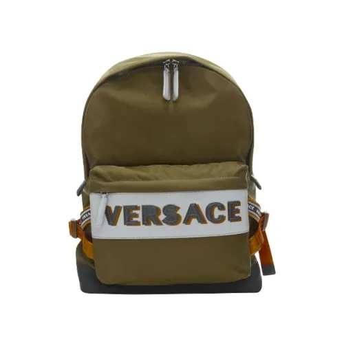 Versace , Canvas travel-bags ,Green male, Sizes: ONE SIZE