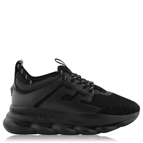VERSACE Chain Reaction Trainers - Black