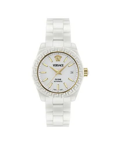 Versace Dv-one Unisex's White Watch VE6B00223 Ceramic - One Size