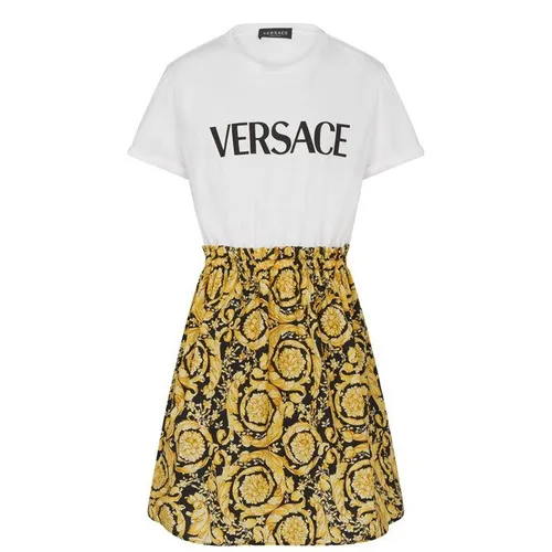 VERSACE Girl'S Barocco Dress - Gold