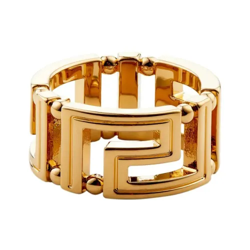 Versace , Gold Metal Ring ,Yellow female, Sizes: 52 MM, 56 MM