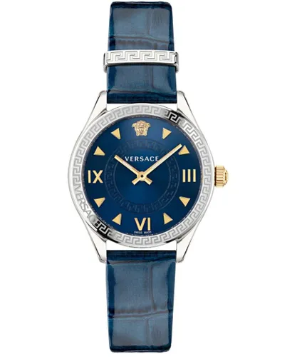 Versace Hellenyium WoMens Blue Watch VE2S00122 Leather (archived) - One Size
