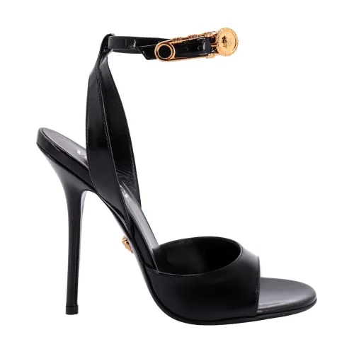 Versace , High Heel Sandals ,Black female, Sizes: