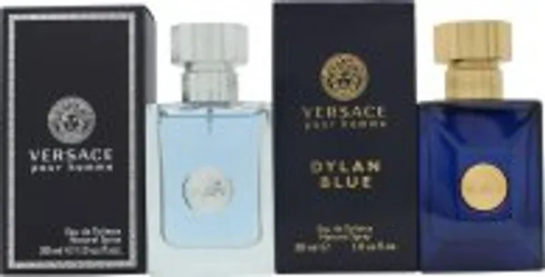 Versace Homme Gift Set 30ml Pour Homme EDT + 30ml Pour Homme Dylan Blue EDT