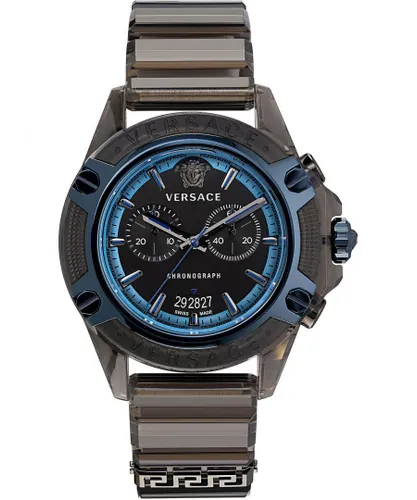 Versace Icon Active Unisex's Black Watch VEZ700622 Silicone - One Size