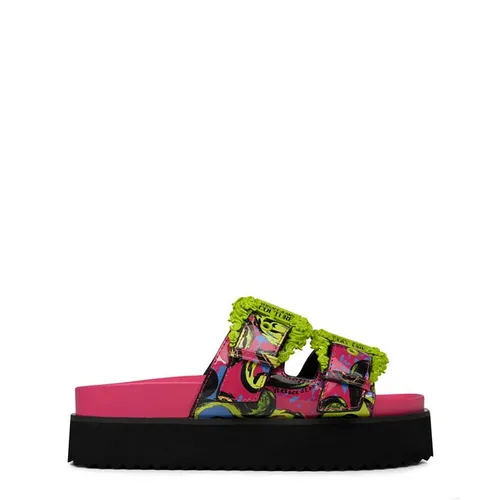 Versace Jeans Couture Arizona Logo Sandals - Pink