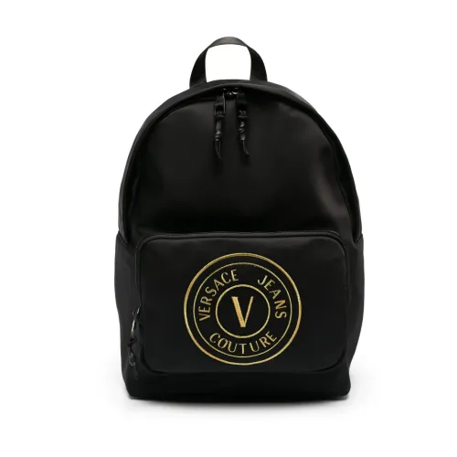 Versace Jeans Couture , Black Bucket Bag Backpack for Men ,Black male, Sizes: ONE SIZE