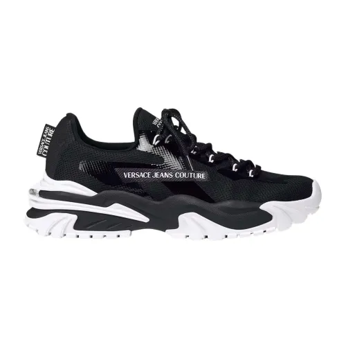 Versace Jeans Couture , Black Sneakers ,Black male, Sizes: