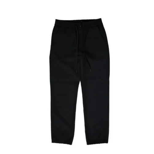Versace Jeans Couture , Black Trousers with Elasticated Waist ,Black male, Sizes: