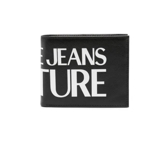 Versace Jeans Couture , Black Wallets - Stylish Design ,Black male, Sizes: ONE SIZE