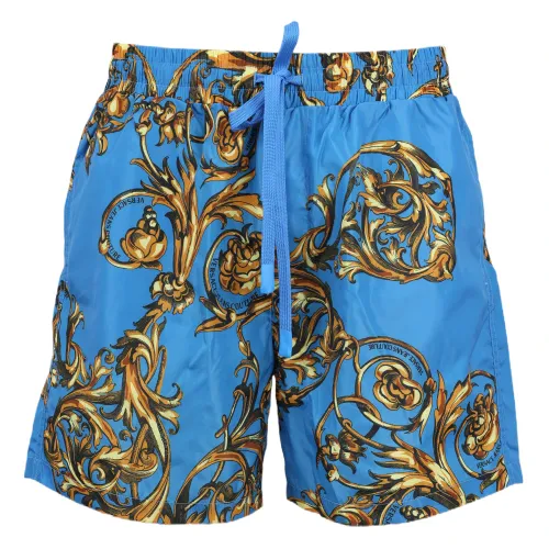Versace Jeans Couture , Casual Shorts ,Blue male, Sizes: