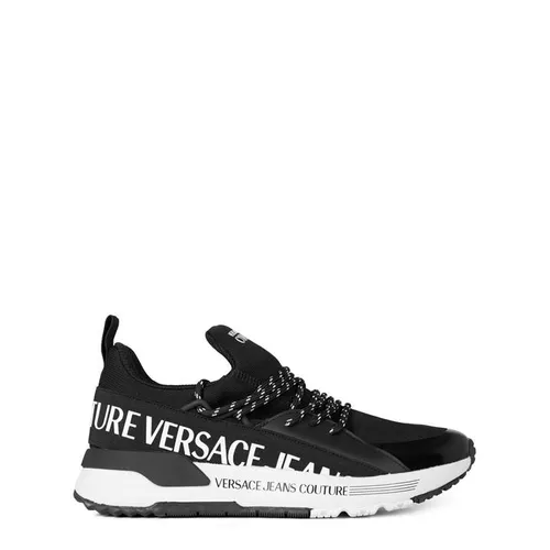 Versace Jeans Couture Dynamic Logo Trainers - Black