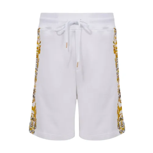 Versace Jeans Couture , Elevate Your Casual Wardrobe with Stylish Trousers ,White male, Sizes: