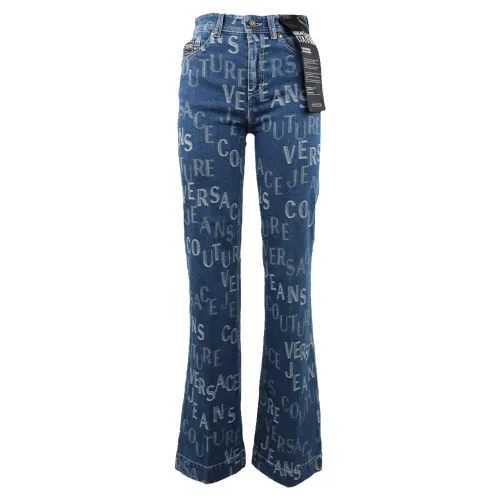 Versace Jeans Couture , Flared Jeans ,Blue female, Sizes: