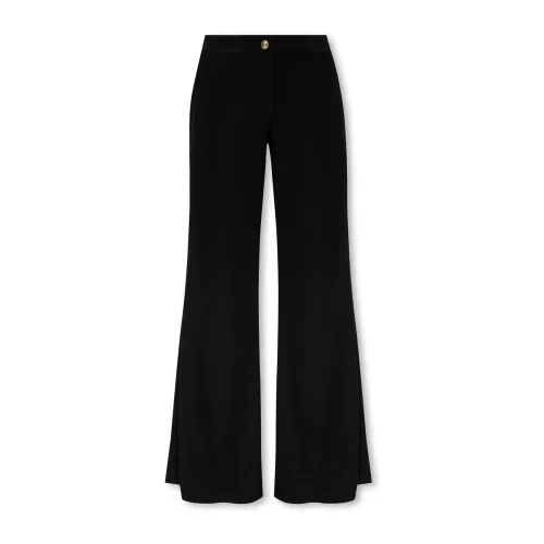 Versace Jeans Couture , Flared trousers ,Black female, Sizes: