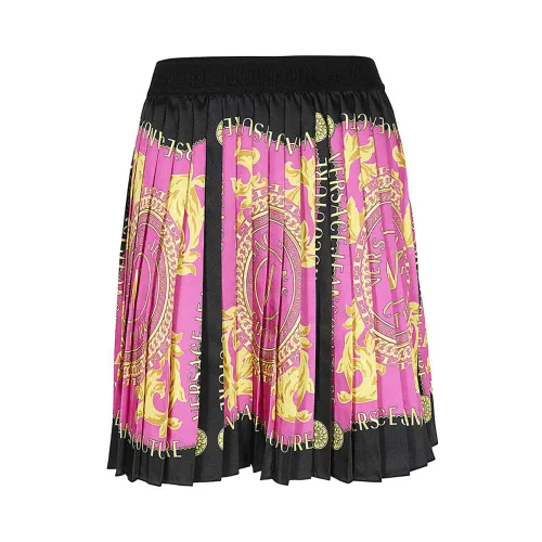 Versace Jeans Couture , Fucsia Skirts for Women Aw23 ,Pink female, Sizes: