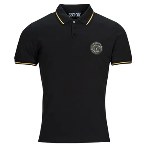 Versace Jeans Couture  GAGT08  men's Polo shirt in Black