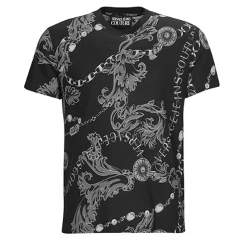 Versace Jeans Couture  GAH6S0  men's T shirt in Black