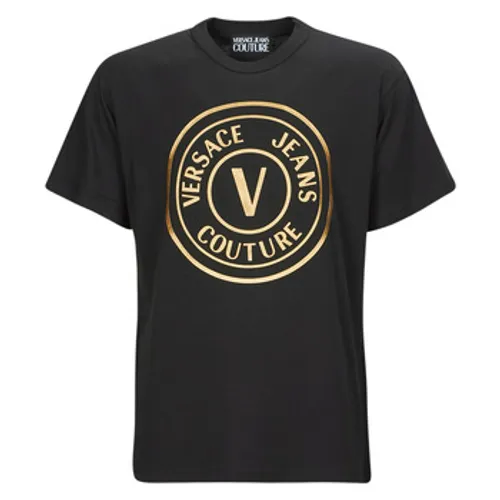 Versace Jeans Couture  GAHT05  men's T shirt in Black
