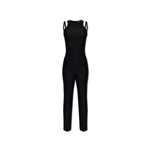 Versace Jeans Couture , Jumpsuit with shoulder straps ,Black female, Sizes: