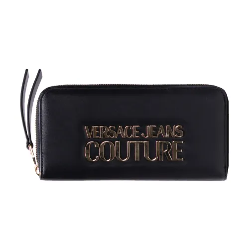 Versace Jeans Couture , Logo Lock Wallet ,Black female, Sizes: ONE SIZE
