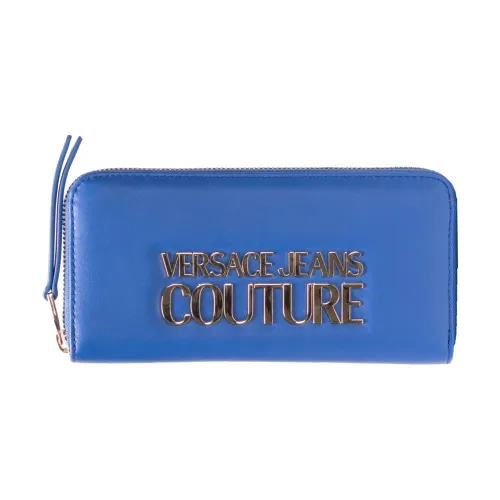 Versace Jeans Couture , Logo Lock Wallet ,Blue female, Sizes: ONE SIZE