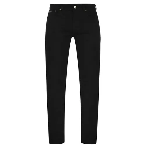 Versace Jeans Couture Logo Pocket Skinny Jeans - Black