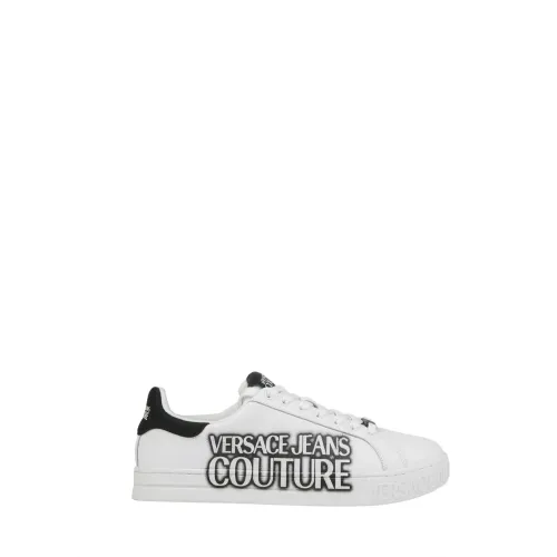 Versace Jeans Couture , Low Calzature 71Ya3Skd Zp035 Sneakers ,White male, Sizes: