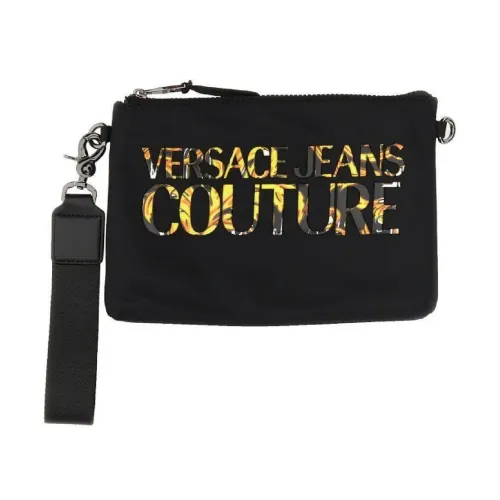 Versace Jeans Couture , Men`s Black Logo Pochette by Versace Jeans Couture ,Black male, Sizes: ONE SIZE