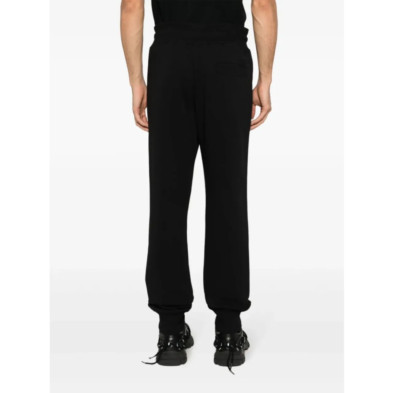 Versace Jeans Couture , Mens Clothing Trousers Black Ss24 ,Black male, Sizes:
