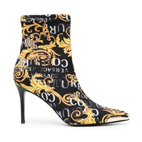 Versace Jeans Couture , Multicolour Heeled Boots ,Multicolor female, Sizes: